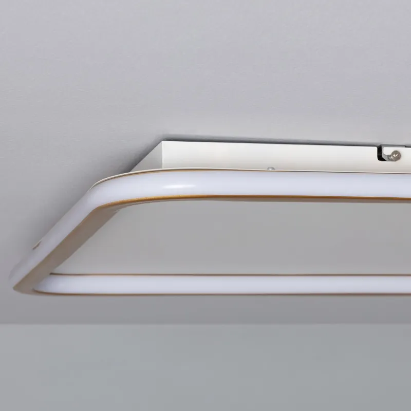 Applique plafonnier led 30w cct-métal rectangulaire 110cm-1800lm