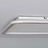Applique plafonnier led 30w cct-métal rectangulaire 110cm-1800lm