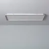 Applique plafonnier led 30w cct-métal rectangulaire 110cm-1800lm