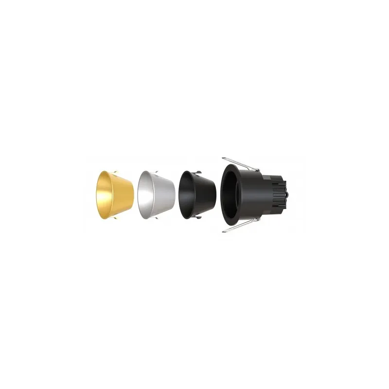 spot-led-rt2012-basse-luminance-iris-10w-cct-blanc-noir-jaune-gris-alu-rouge