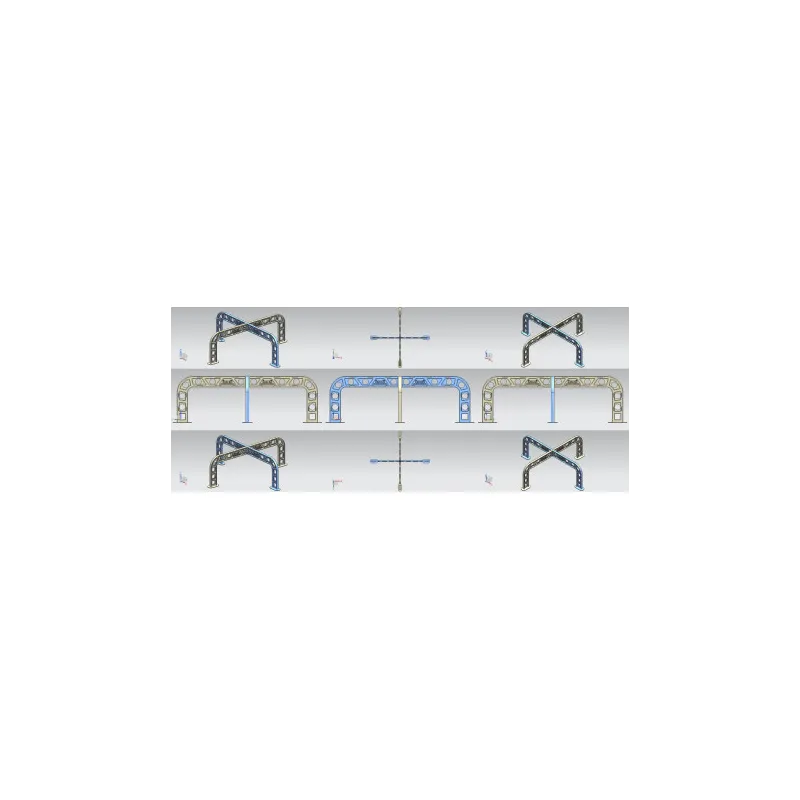 Support deport isolant dalle led 60x60 MILLAU