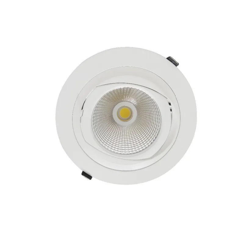Encastrable escargot led 42W ROND blanc orientable 4000k