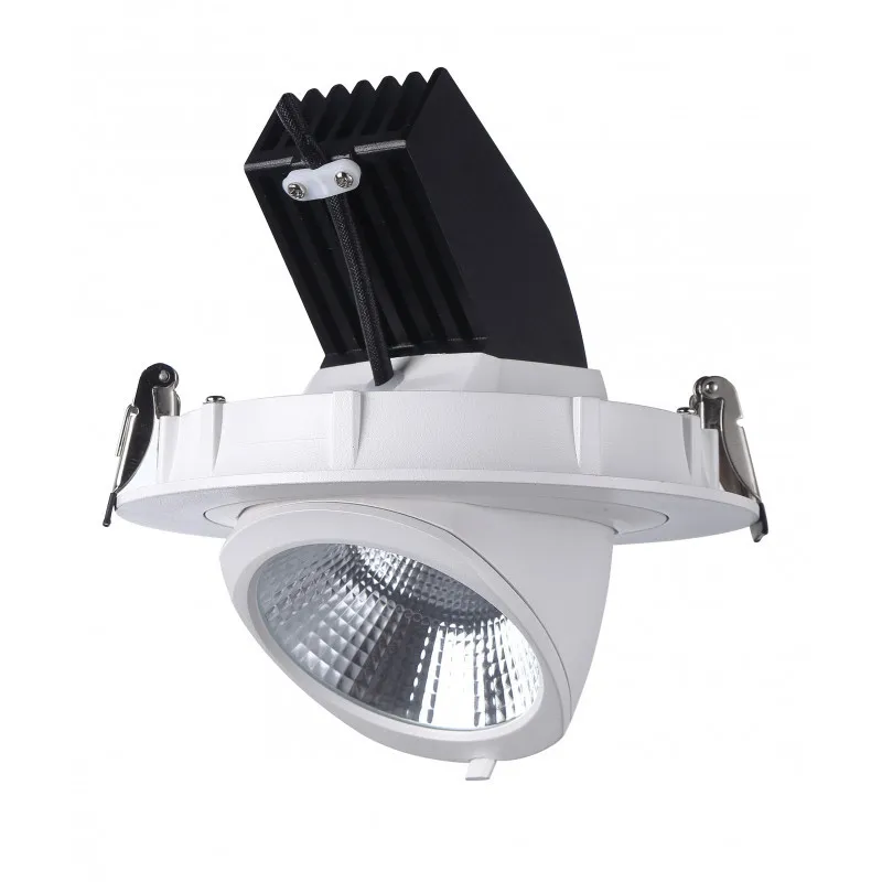 Encastrable escargot led 42W ROND blanc orientable 4000k