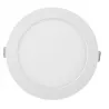 Encastrable saillie 18w led cct-ip44 ultra plat 24mm rond blanc ou noir