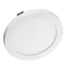 Encastrable saillie 18w led cct-ip44 ultra plat 24mm rond blanc ou noir