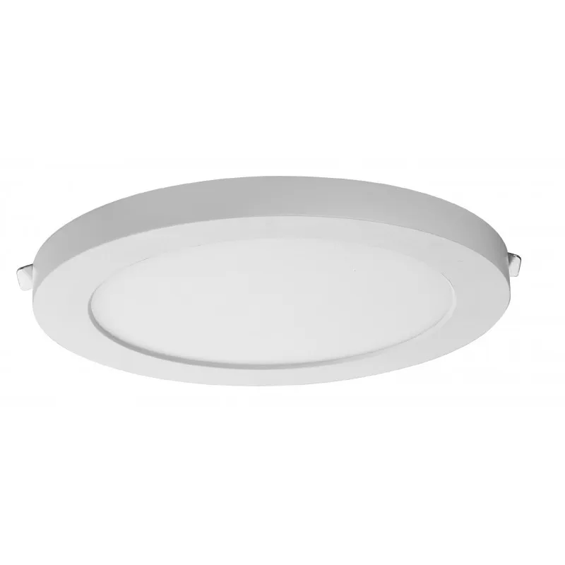 Encastrable saillie 18w led cct-ip44 ultra plat 24mm rond blanc ou noir
