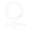 Encastrable saillie 18w led cct détecteur mouvement-ip44 ultra plat 24mm rond blanc ou noir