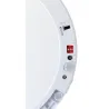 Encastrable saillie 18w led cct détecteur mouvement-ip44 ultra plat 24mm rond blanc ou noir