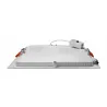 Encastrable carré 20w led rt2012 ip44 ultra plat recouvrable 240mm blanc-bbc