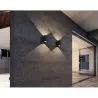 Applique murale ip54 extérieur gris anthracite led 20w-1360 lumens 3000k