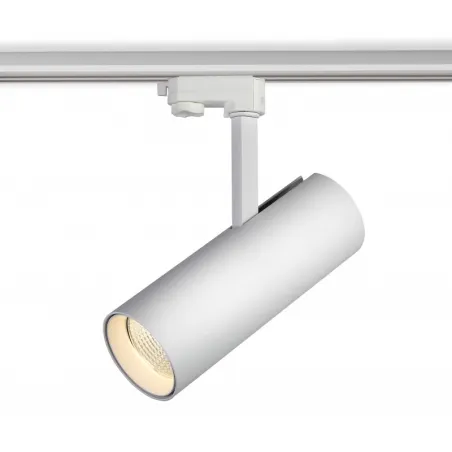 Projecteur led 20w blanc-1800lm-rail 3 allumages boutiques commerces