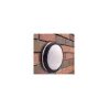 hublot applique plafonnier ip54-25w extérieur rond  gris anthracite