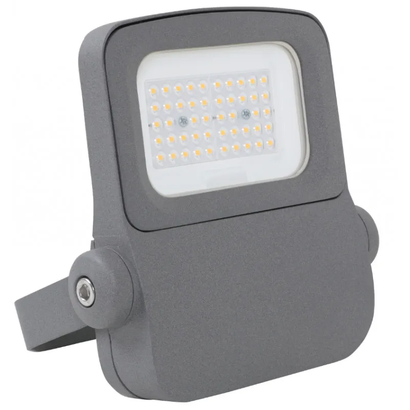 Projecteur led 50W gris câble 1m-ip66-3000k-4000k-asymétrique