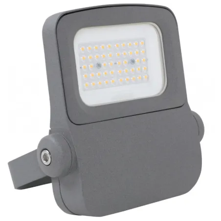 Projecteur led 50W gris câble 1m-ip66-3000k-4000k-asymétrique