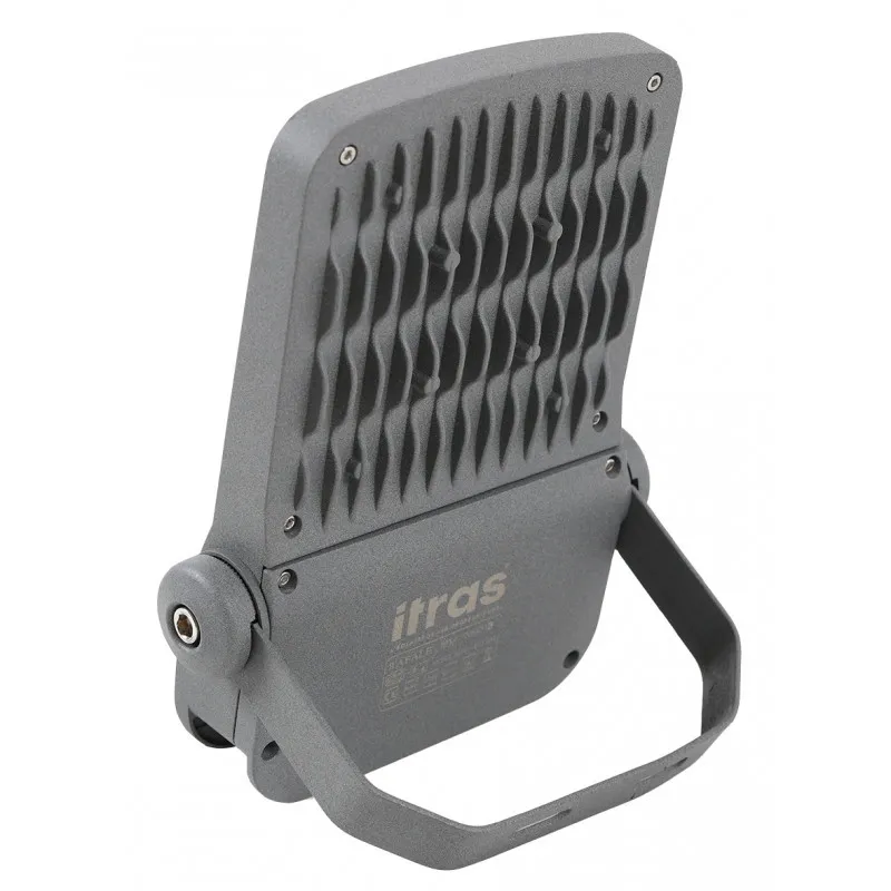 Projecteur led 70W gris câble 1m-ip66-3000k-4000k-asymétrique