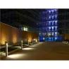 Borne extérieure 10w led gris anthracite ip54-65cm-220v-650 lumens-3000k-cubic