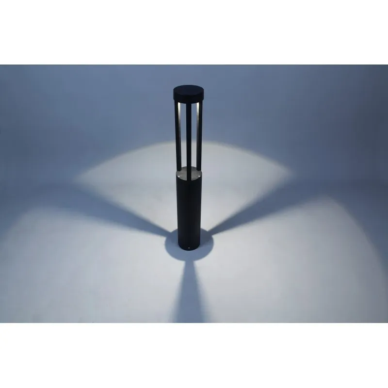 Borne extérieure 10w led gris anthracite ip65-80cm-220v-830 lumens-3000k-bali,