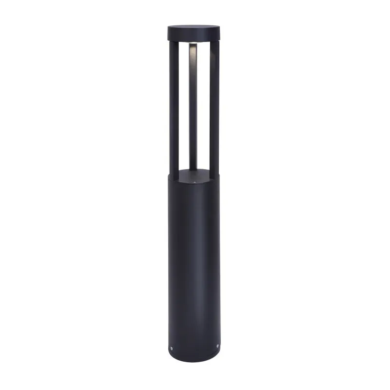 Borne extérieure 10w led gris anthracite ip65-80cm-220v-830 lumens-3000k-bali,