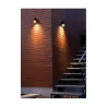 Spot piquet applique murale extérieure noire 6w led ip65-220v-670 lumens