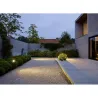 Spot piquet applique murale extérieure noire 6w led ip65-220v-670 lumens