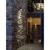 Spot piquet applique murale extérieure noire 6w led ip65-220v-670 lumens