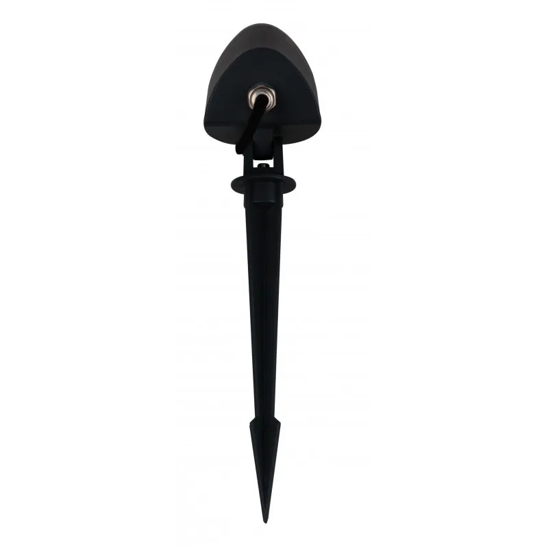 Spot piquet applique murale extérieure noire 6w led ip65-220v-670 lumens