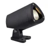 Spot piquet applique murale extérieure noire 6w led ip65-220v-670 lumens