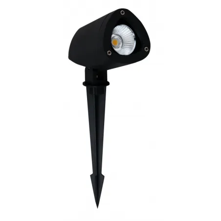 Spot piquet applique murale extérieure noire 6w led ip65-220v-670 lumens
