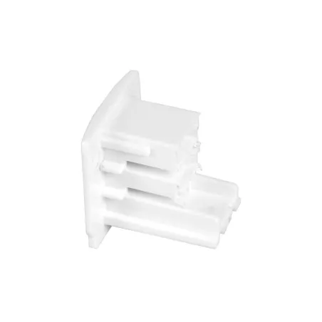 xiled-embout de finition pour rail 3 allumages blanc ou noir