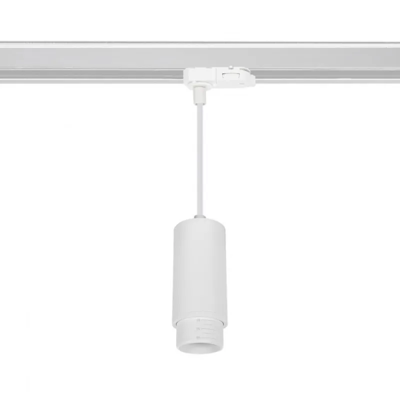 Suspension gu10 optique réglable rail 3 allumages-boutique-commerce noir ou blanc