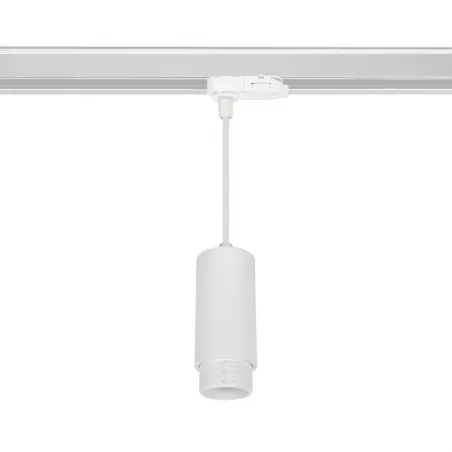 Suspension gu10 optique réglable rail 3 allumages-boutique-commerce noir ou blanc
