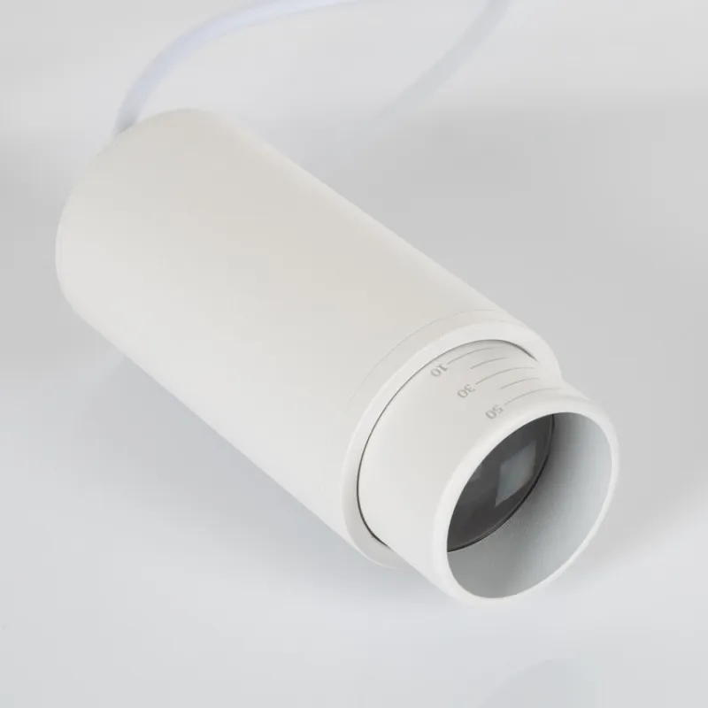 Suspension gu10 optique réglable rail 3 allumages-boutique-commerce noir ou blanc