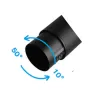 Spot gu10 optique réglable rail 3 allumages-boutique-commerce noir ou blanc