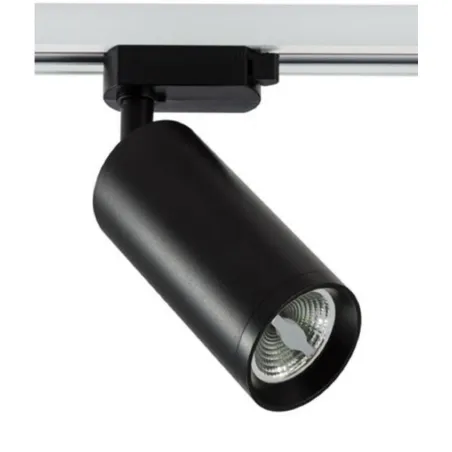 Spot gu10 optique réglable rail 3 allumages-boutique-commerce noir ou blanc