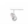 Projecteur led 30w blanc-40°-cri 90-2550lm-3000k-4000k-sur rail 3 allumages aluminium blanc boutiques commerces