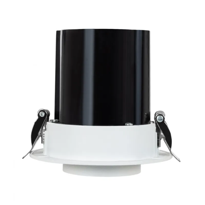 Encastrable led 12w rond escamotable orientable blanc 75mm-800 lumens