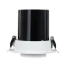 Encastrable led 12w rond escamotable orientable blanc 75mm-800 lumens