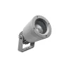 Projecteur applique aluminium gris gu10-ip65-étanche extérieur-rocaille-jardin
