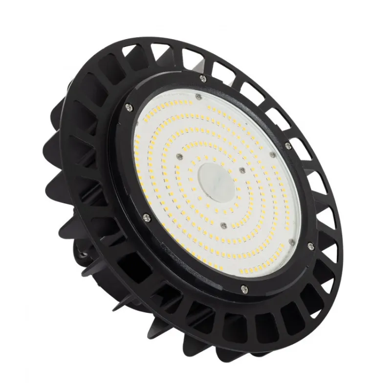 Gamelle industrielle 200w led variable dali-27000 lumens-angle 35°-60-°90°