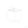 applique-exterieur-led-6w-380-lumens-3000k-cube-noir-angle-ajustable-mural-ip44