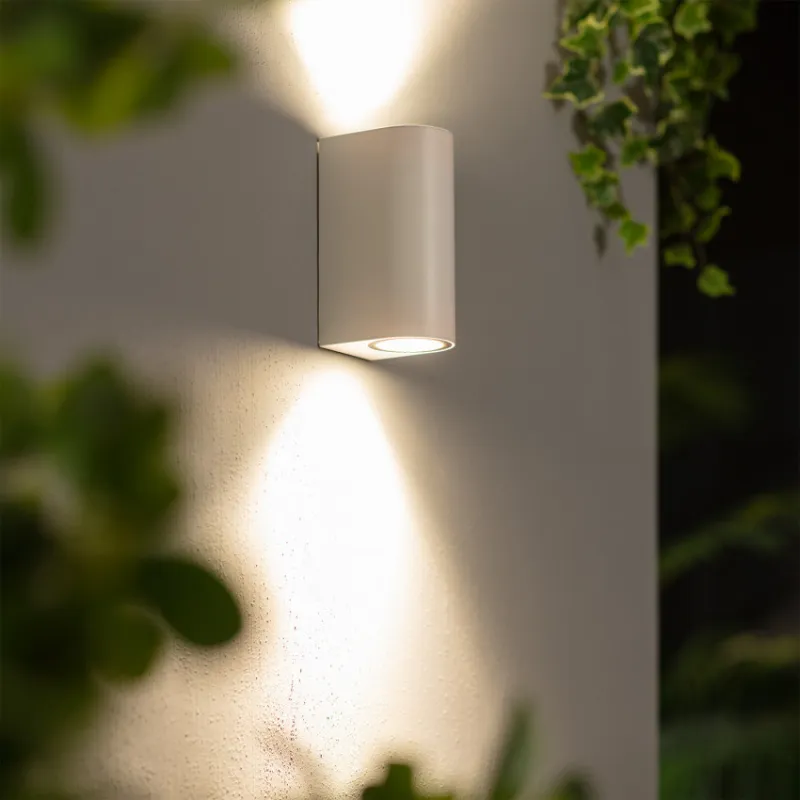 applique-murale-blanche-double-spot-gu10-etanche-ip54