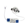 Encastrable rond 5w led blanc 55mm-350 lumens