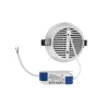 Encastrable rond 12w led blanc 95mm-900 lumens