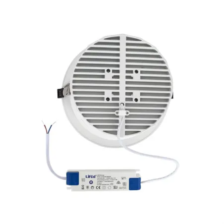 Encastrable rond 36w led blanc 170mm-2800 lumens