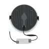 Encastrable 30w rond blanc 220mm-3600 lumens-24°-irc80