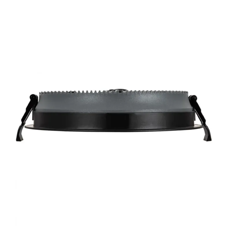 Encastrable 30w rond noir 220mm-3600 lumens-24°-irc80-ugr17