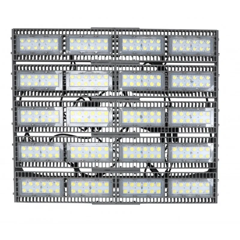 Projecteur led 1000W ip65-4000k-symétrique-122000 lumens sportif