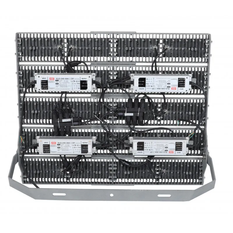 Projecteur led 1000W ip65-4000k-symétrique-122000 lumens sportif