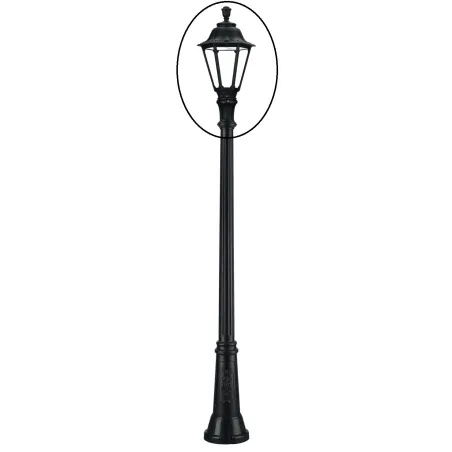 Tête INDURA MEDIUM 4 IP65 GX53 Noir. - Pas cher