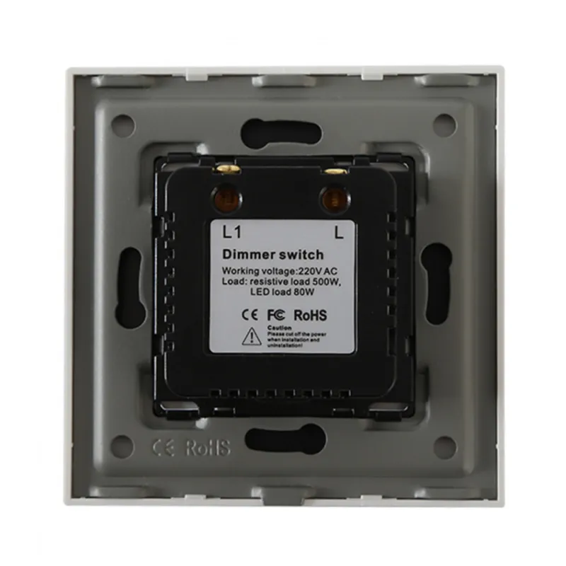 Interrupteur variateur rotatif noir ou blanc a composer